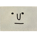 Doormat Smiley Print Non-Slip PVC & Quick-Dry Surface