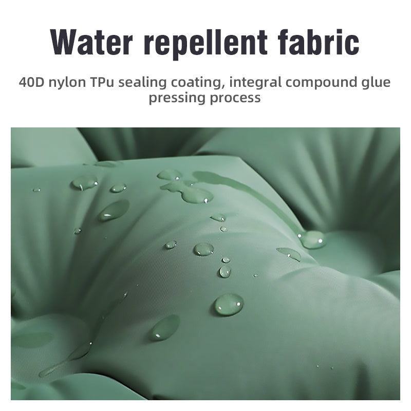 Double Air Mattress Self-Inflating Built-In Foot Pump