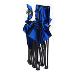 Double Camping Chair Built-In Cooler & Removable Umbrella Foldable
