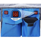 Double Camping Chair Heated Foldable Rechargeable Batteries