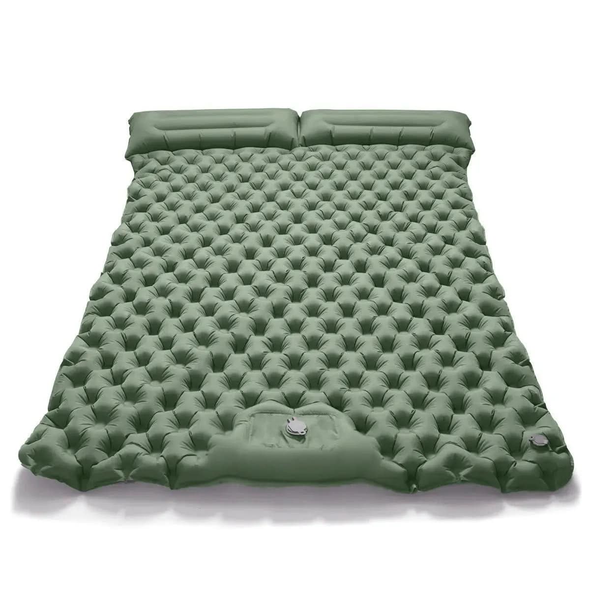 Double Camping Mat Self-Inflating Ripstop Nylon