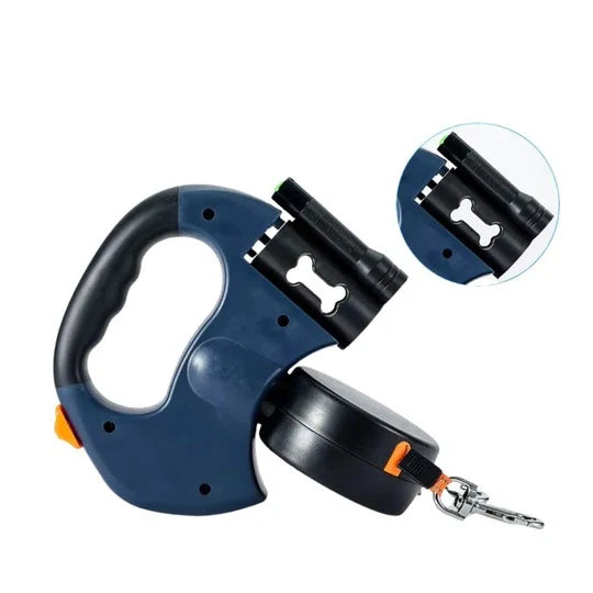 Double Dog Leash Anti-Tangle Swivel & Padded Handle