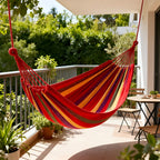 Double Hammock Cotton Breathable Supports Up To 452 Lbs