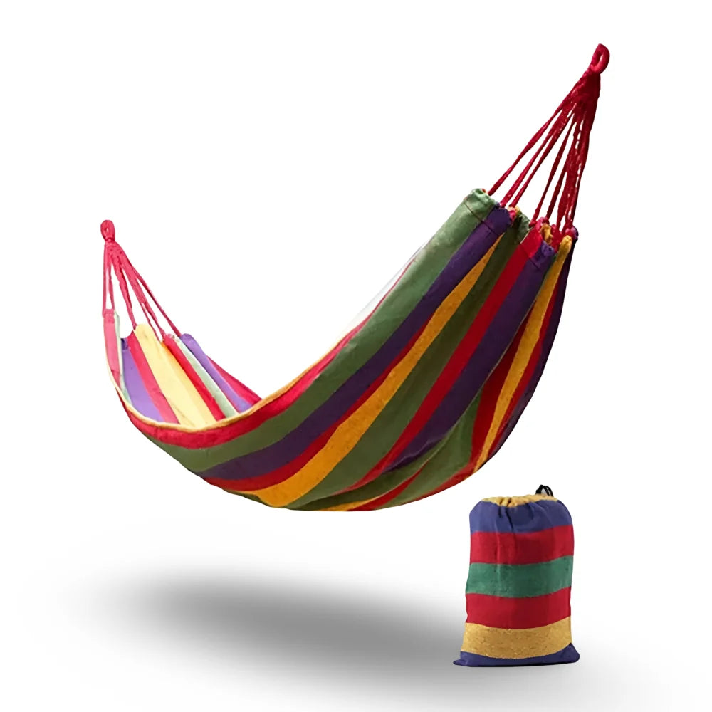 Double Hammock Cotton Breathable Supports Up To 452 Lbs