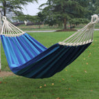 Double Hammock Thick Cotton Canvas Supports 397 Lbs