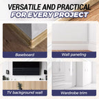 Double-Head Rustproof Baseboard Finishing Nails (100-Pack)