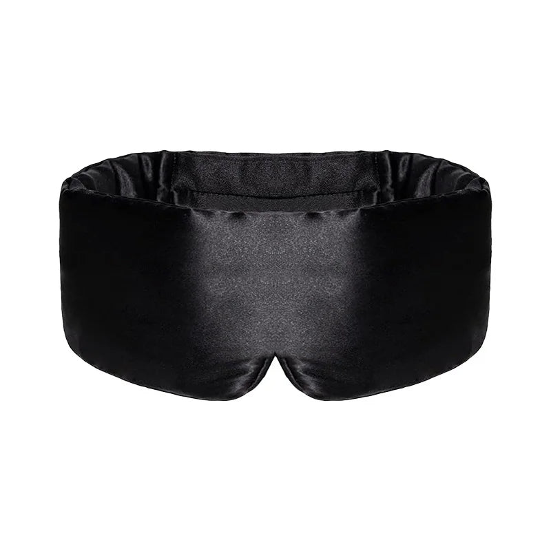 Double-Layer Mulberry Silk Sleep Mask (Velcro-Adjustable)