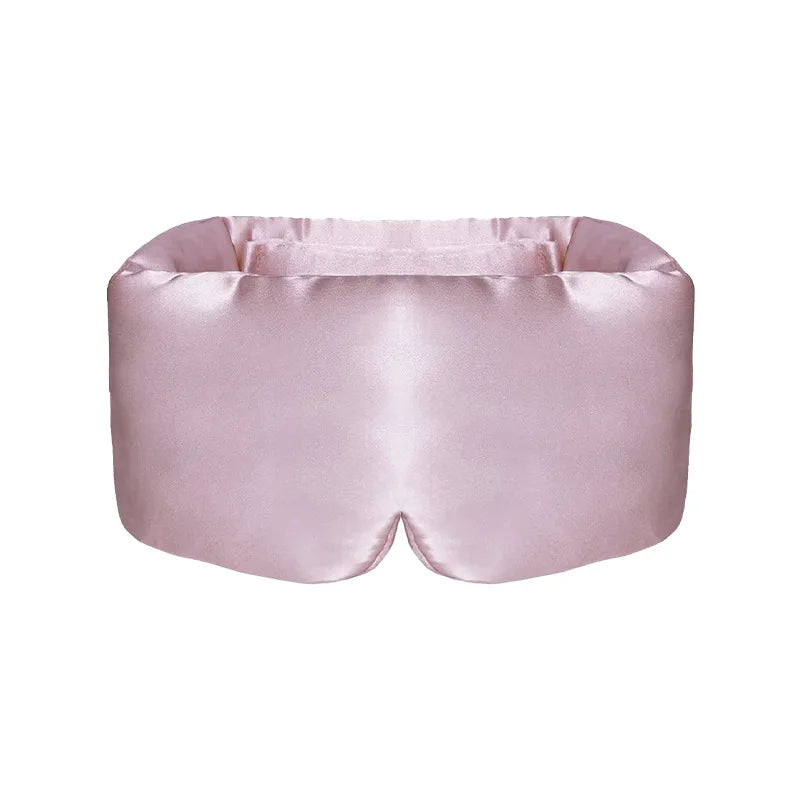Double-Layer Mulberry Silk Sleep Mask (Velcro-Adjustable)