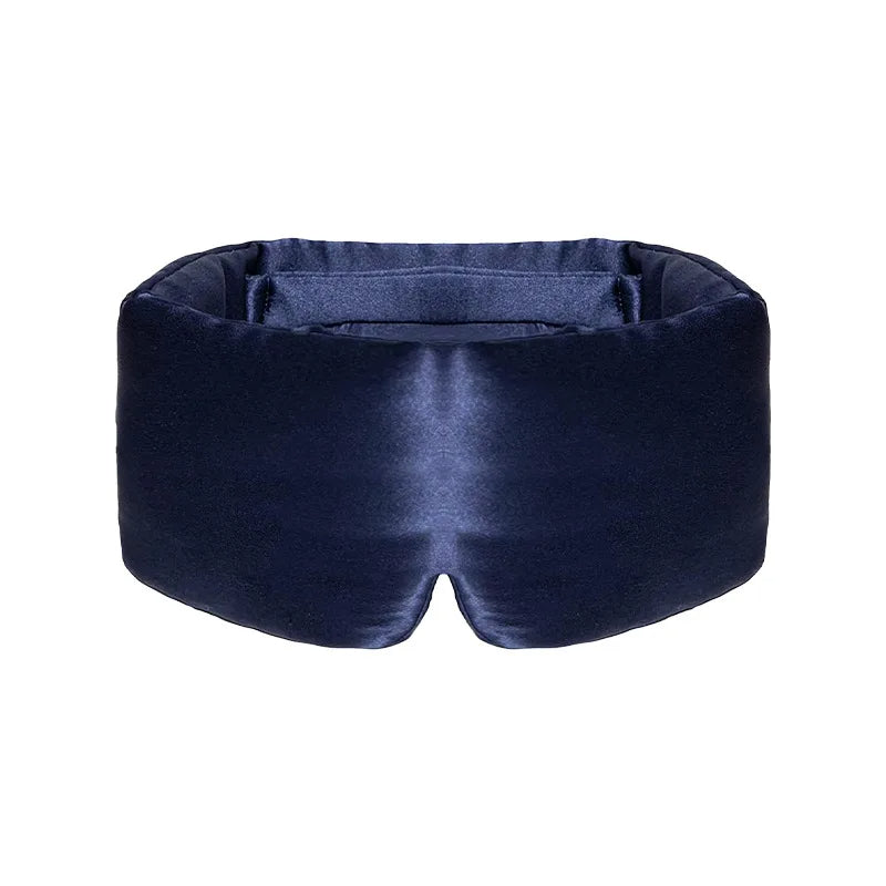 Double-Layer Mulberry Silk Sleep Mask (Velcro-Adjustable)