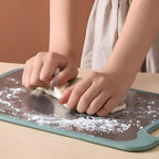 Double-Sided Cutting Board Stainless Steel Rice-Fiber Garlic Press