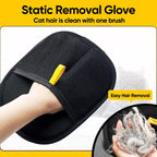 Double-Sided Silicone & Breathable Mesh Pet Grooming Glove (For Cats & Dogs)