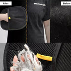 Double-Sided Silicone & Breathable Mesh Pet Grooming Glove (For Cats & Dogs)