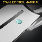 Double-Sided Stainless Steel Spatula (Ergonomic Handle)