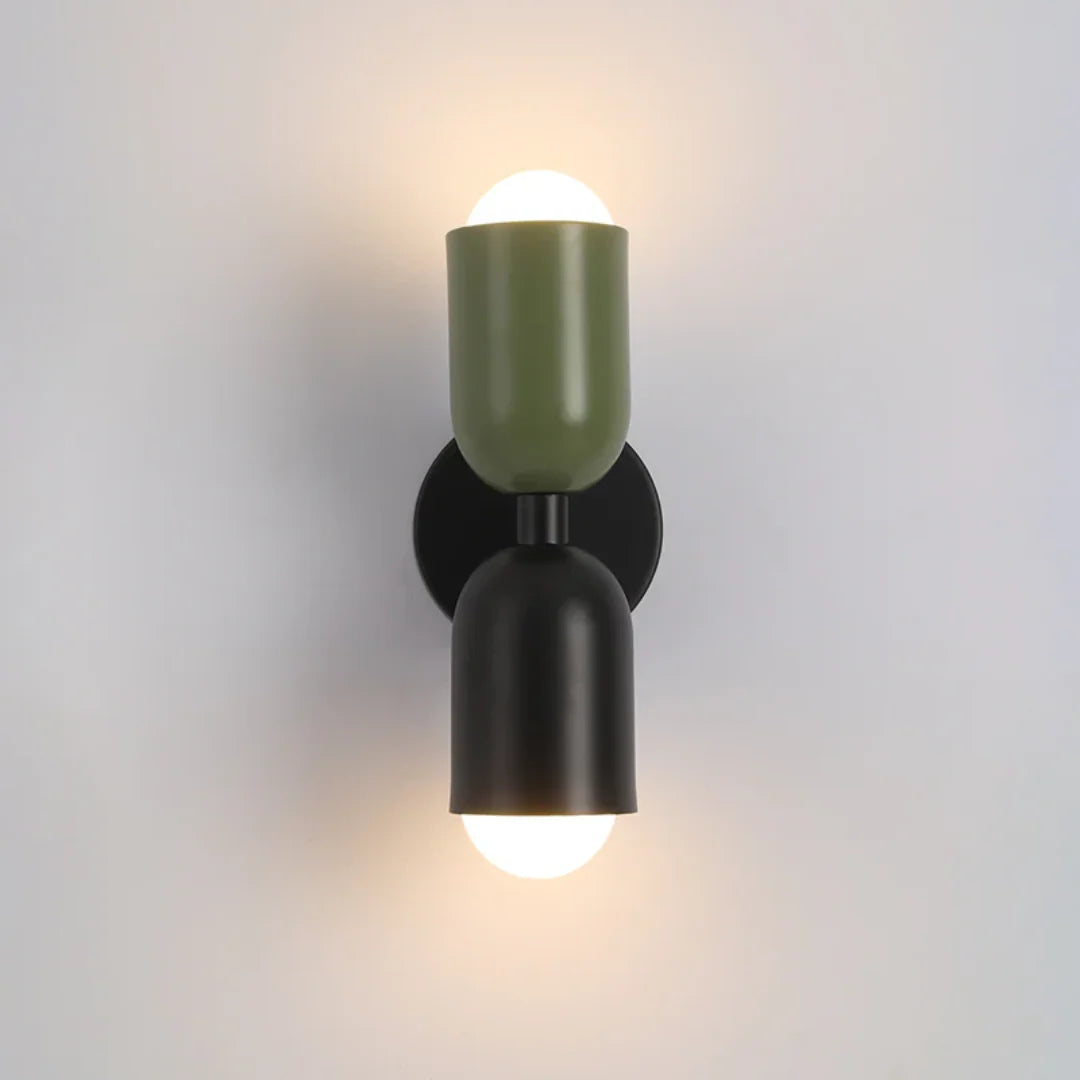 Double-Sided Wall Sconce Up & Down LED Matte Metal