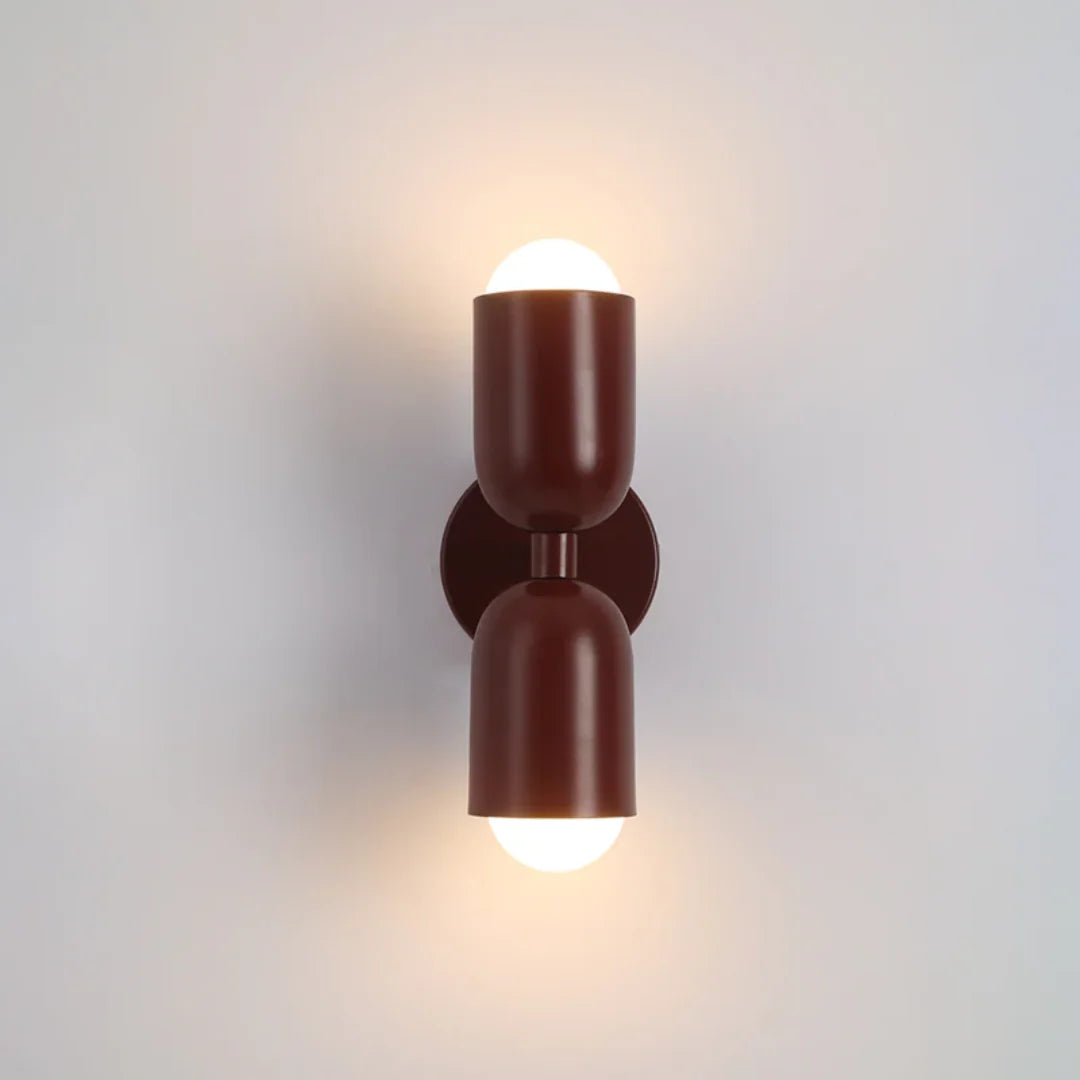 Double-Sided Wall Sconce Up & Down LED Matte Metal