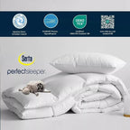 Down Comforter Cooling & Breathable 95% Goose Down