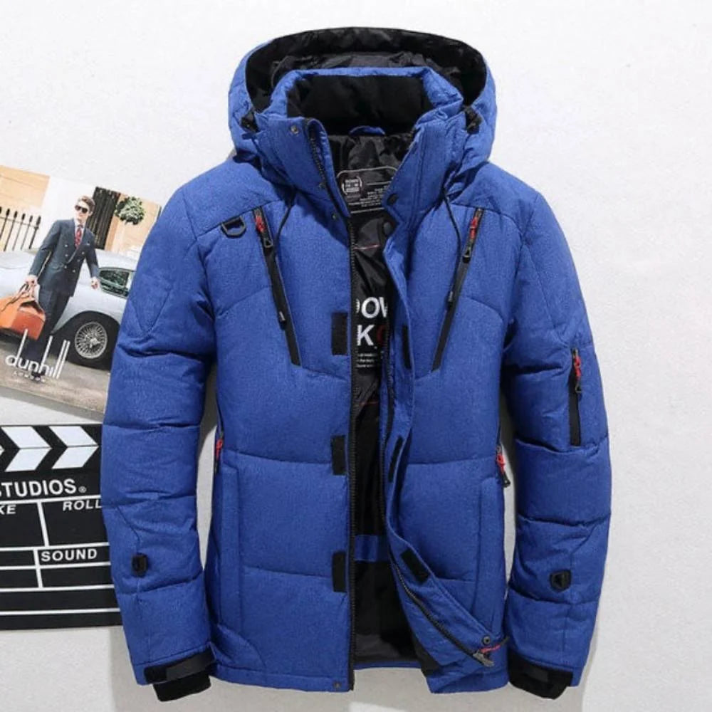 Down Jacket Duck Down Lightweight Removable Hood