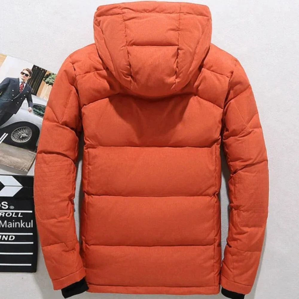 Down Jacket Duck Down Lightweight Removable Hood