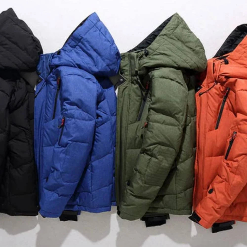 Down Jacket Duck Down Lightweight Removable Hood