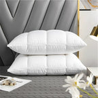 Down Pillow Goose Down Hypoallergenic & Breathable