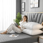 Down Pillow Goose Down Hypoallergenic & Breathable