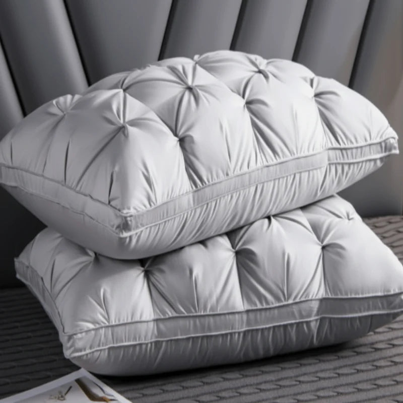 Down Pillow Goose Down Hypoallergenic & Breathable