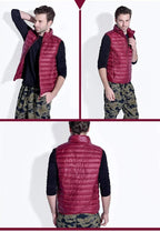 Down Vest Packable Lightweight Water-Resistant Shell