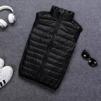 Down Vest Packable Lightweight Water-Resistant Shell