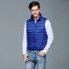 Down Vest Packable Lightweight Water-Resistant Shell