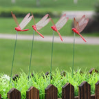 Dragonfly Clips Realistic Shimmering Wings Waterproof 3-Pack