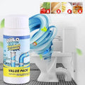 Drain Cleaner Powder Dissolves Hair & Grease PVC-Safe