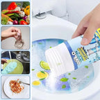 Drain Cleaner Powder Dissolves Hair & Grease PVC-Safe