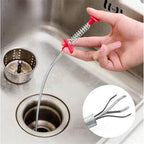 Drain Cleaning Hook Flexible Reach Ergonomic Handle