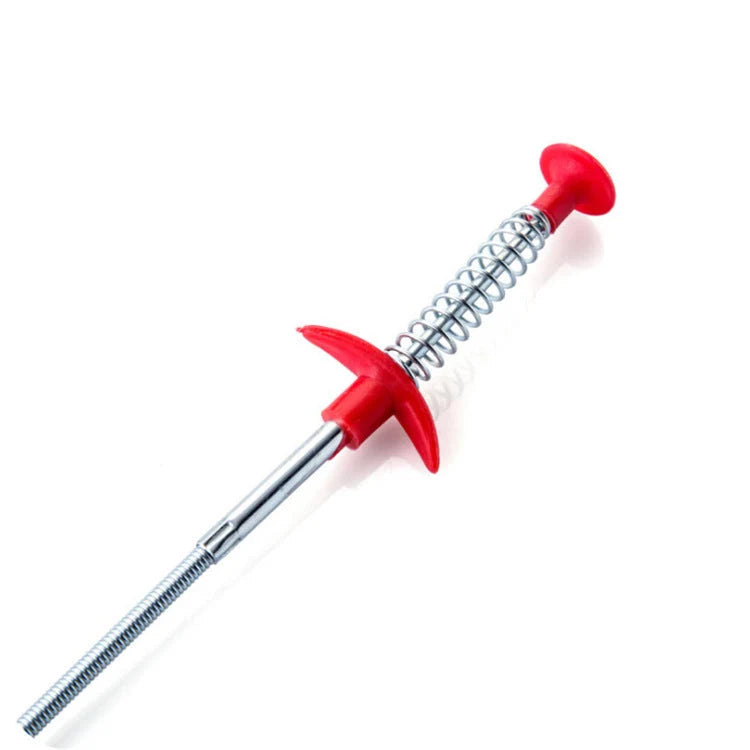 Drain Cleaning Hook Flexible Reach Ergonomic Handle