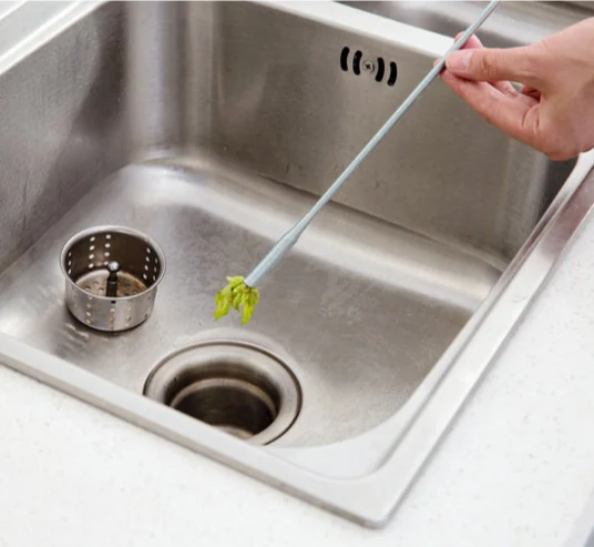 Drain Cleaning Hook Flexible Reach Ergonomic Handle
