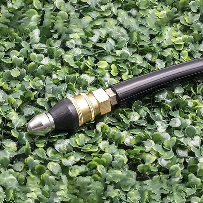 Drain Cleaning Nozzle Stainless Steel Self-Propelling Backward Jets