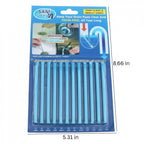 Drain Cleaning Sticks Enzymatic Odor Control Septic-Safe 12-Pack