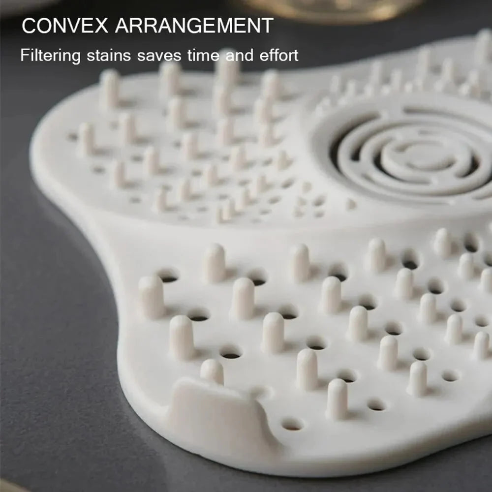Drain Hair Catcher Spiral Rubber Suction Cups