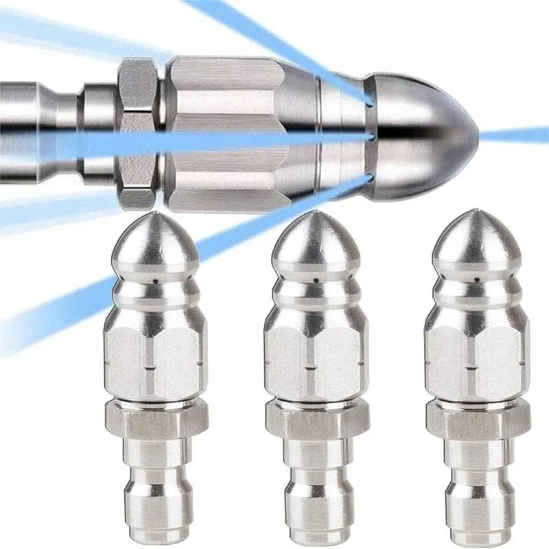 Drain Nozzle High-Pressure Pointed Tip Stainless Steel