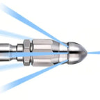 Drain Nozzle High-Pressure Pointed Tip Stainless Steel