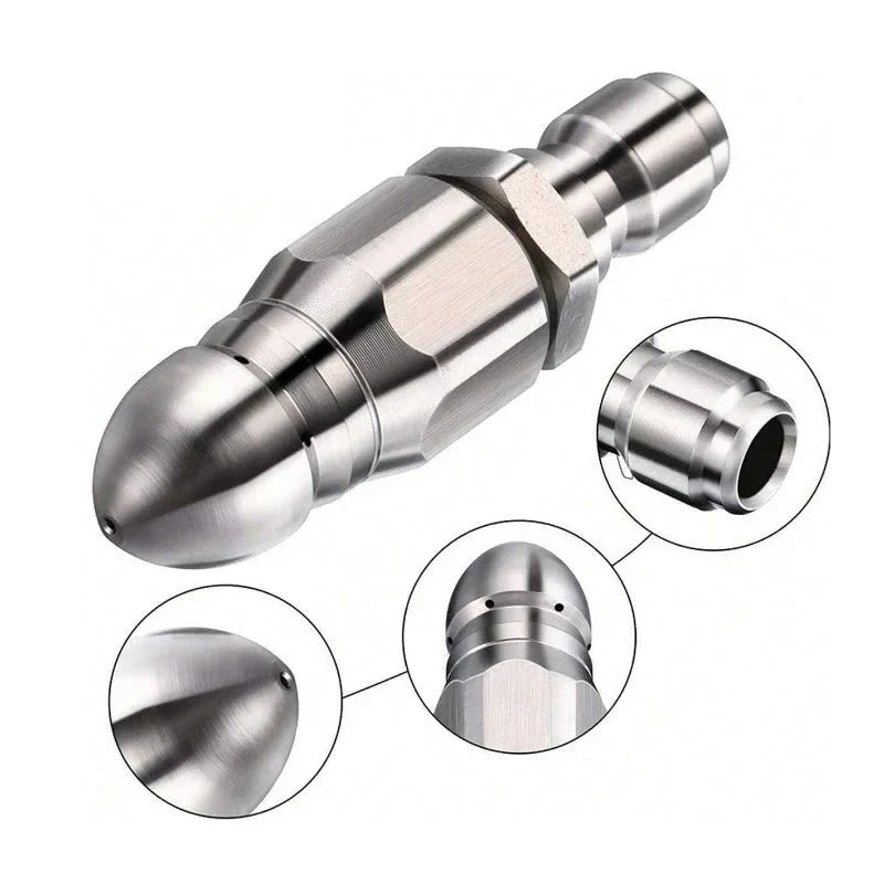 Drain Nozzle High-Pressure Pointed Tip Stainless Steel