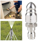 Drain Nozzle High-Pressure Pointed Tip Stainless Steel