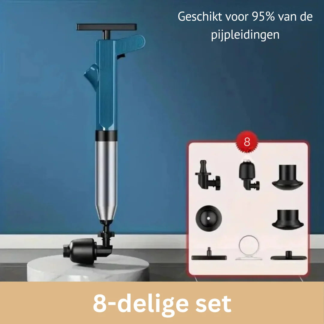 Drain Plunger Adjustable Pressure Chemical-Free