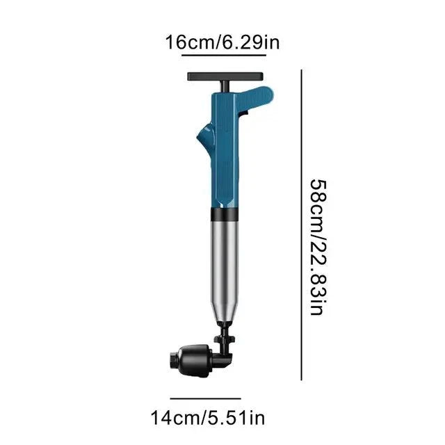 Drain Plunger Adjustable Pressure Chemical-Free