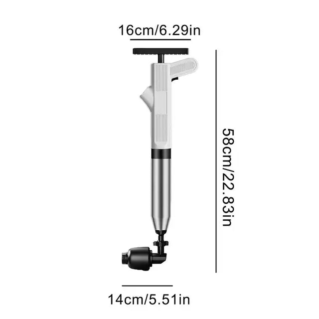 Drain Plunger Adjustable Pressure Chemical-Free