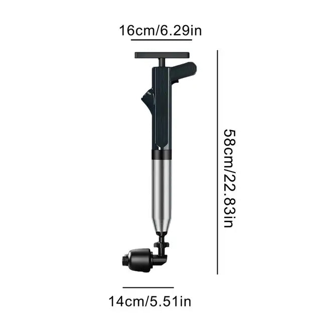 Drain Plunger Adjustable Pressure Chemical-Free