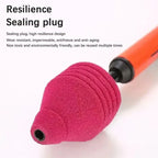 Drain Plunger Air-Powered 120 PSI Interchangeable Heads Stainless Steel