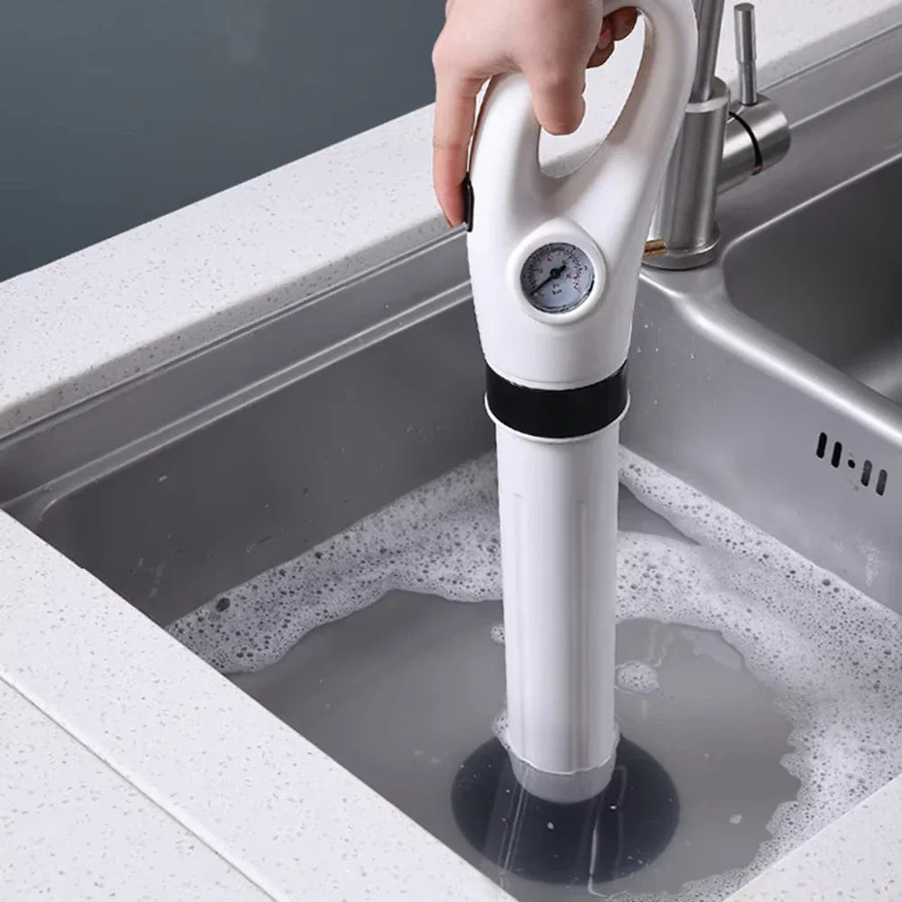 Drain Plunger Compressed Air Chemical-Free
