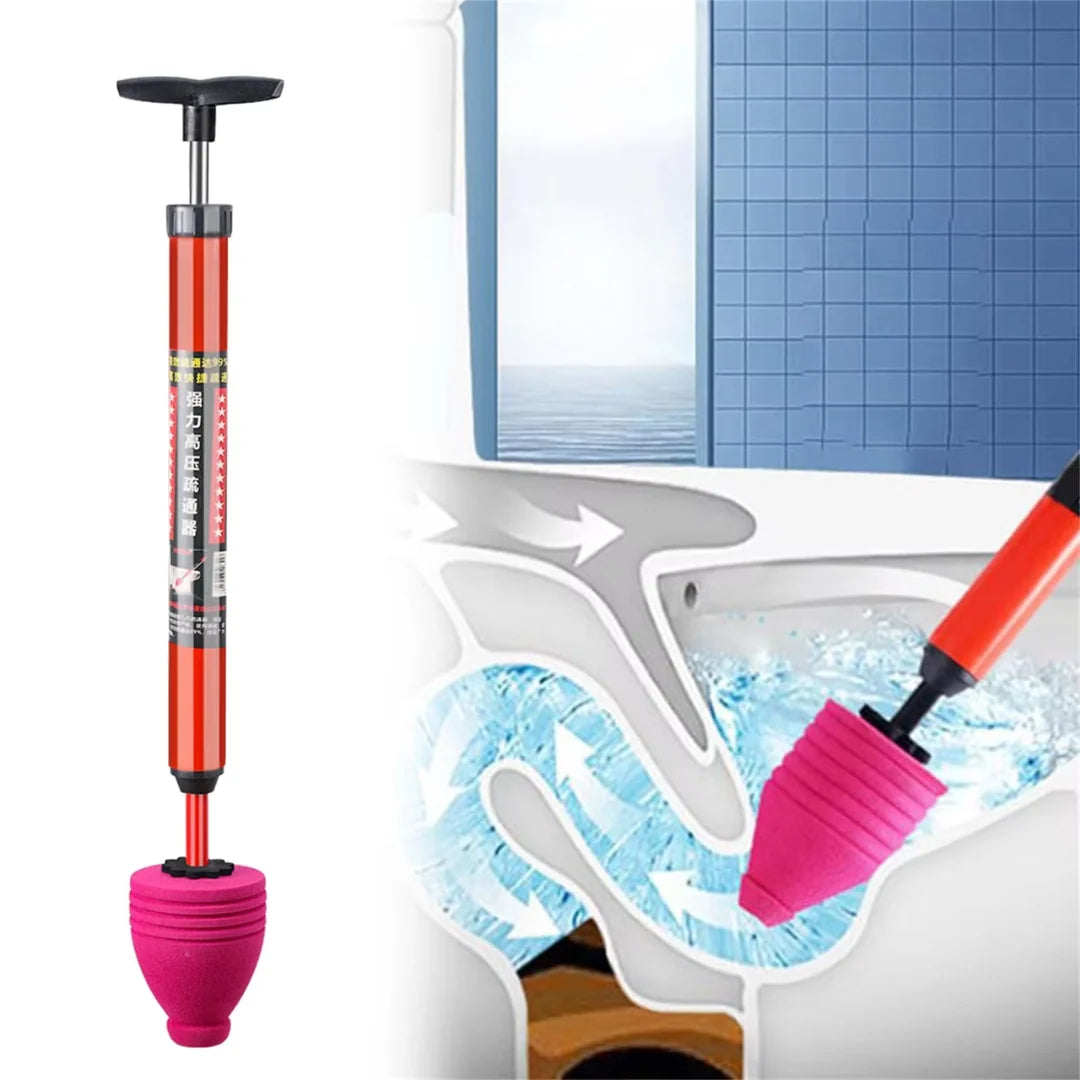 Drain Plunger Pneumatic 120 Psi Ergonomic Handle
