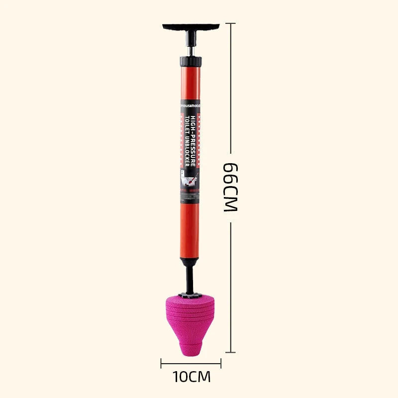 Drain Plunger Pneumatic 120 Psi Ergonomic Handle